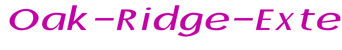 Oak-Ridge-Extended Italic